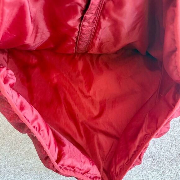 Xersion Kids Red Marled Zip Up Puffer Vest - Picture 6 of 8